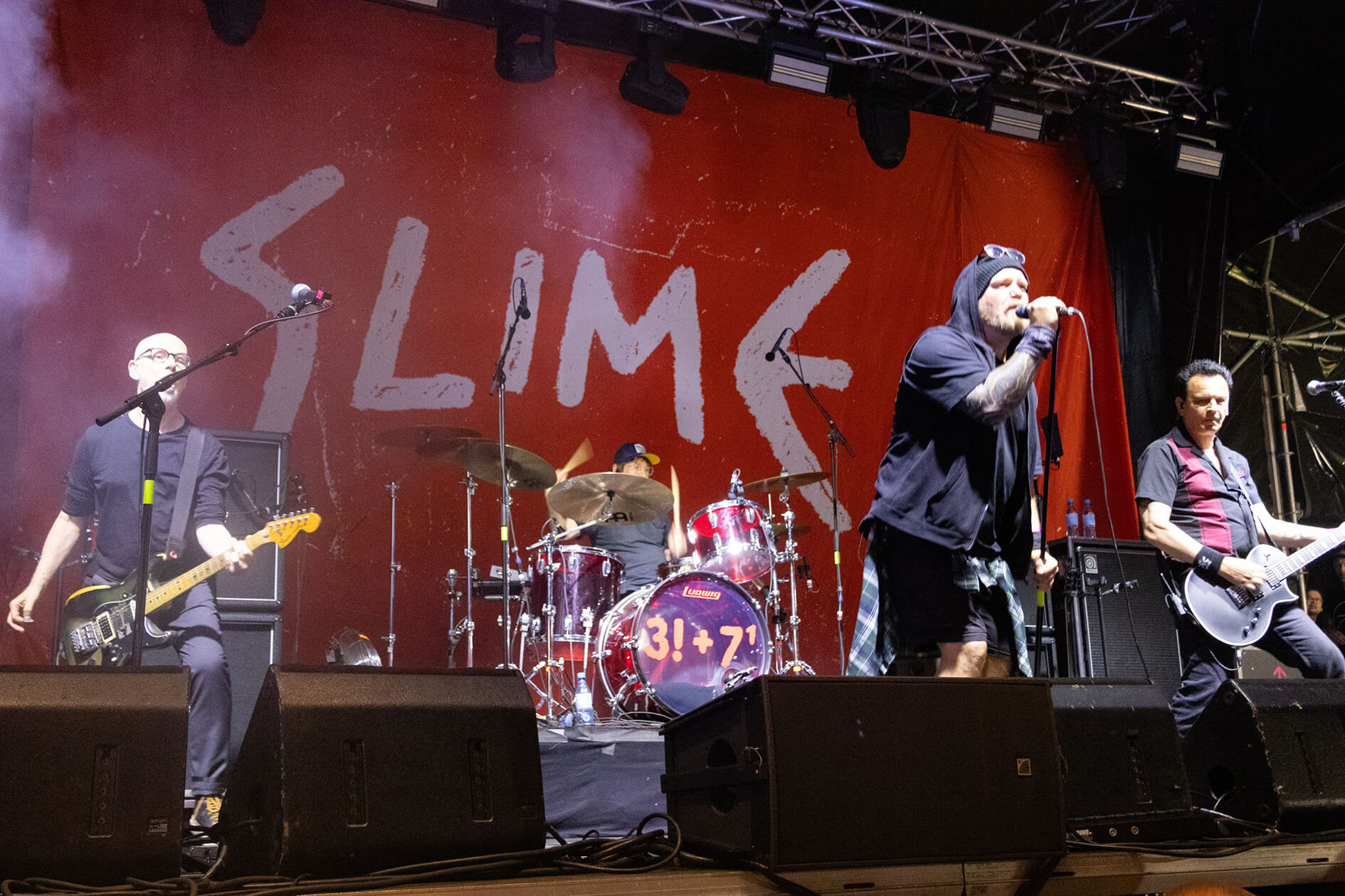 Live-Foto vom Slime Backdrop